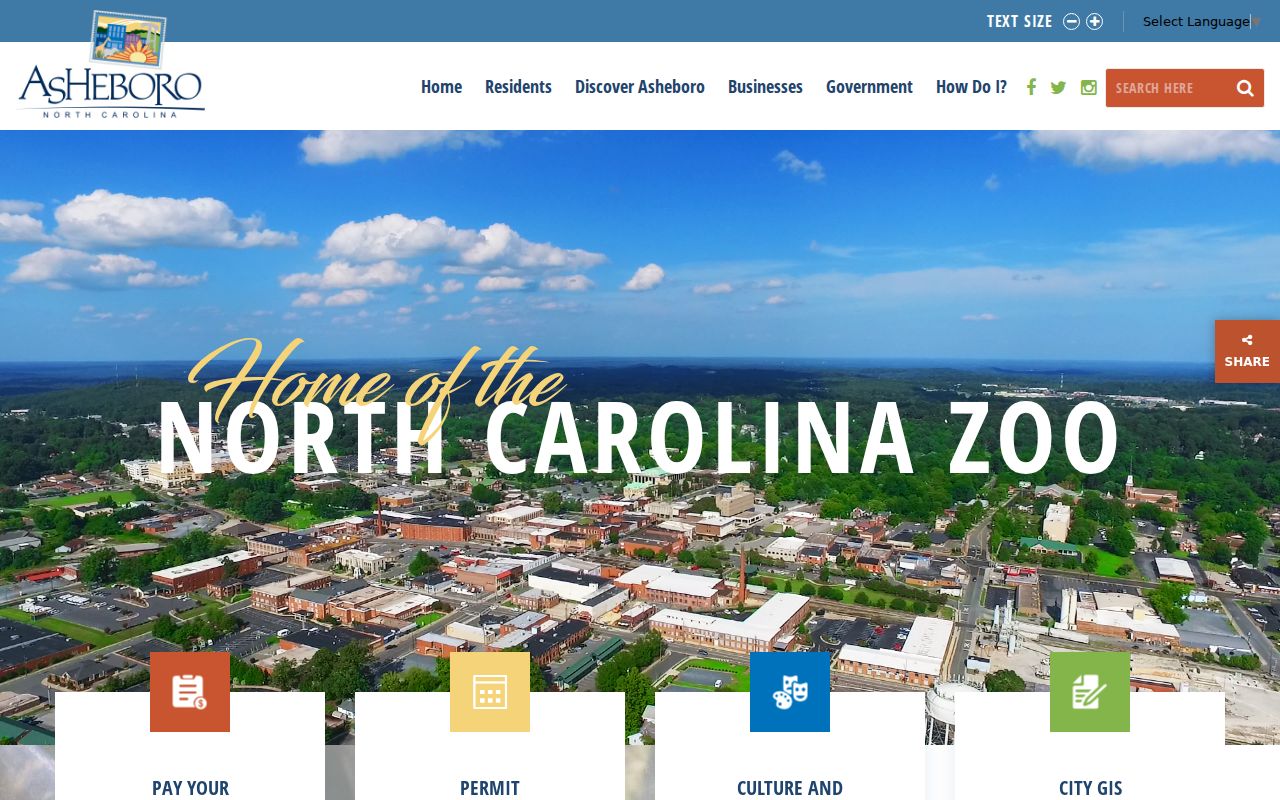 City of Asheboro records hub in Randolph County North Carolina