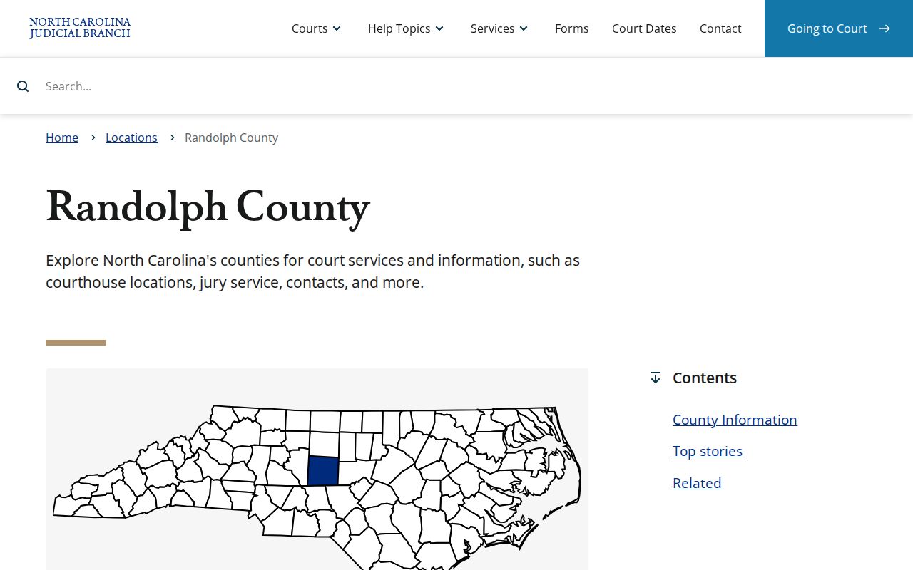 Randolph County criminal court case hub